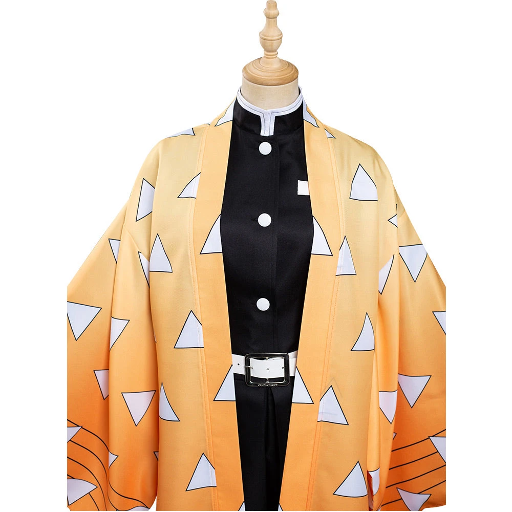 NewCosplay Demon Slayer: Kimetsu No Yaiba Agatsuma Zenitsu Kimono Comic Con Cosplay Costume New Arrivals 9 NewCosplay Demon Slayer: Kimetsu No Yaiba Agatsuma Zenitsu Kimono Comic Con Cosplay Costume New Arrivals