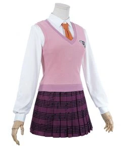 NewCosplay Danganronpa V3: Killing Harmony-Akamatsu Kaede Uniform Skirt Outfits Halloween Carnival Suit Cosplay Costume 18 NewCosplay Danganronpa V3: Killing Harmony-Akamatsu Kaede Uniform Skirt Outfits Halloween Carnival Suit Cosplay Costume