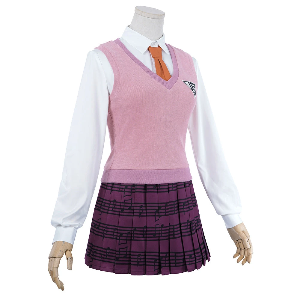 NewCosplay Danganronpa V3: Killing Harmony-Akamatsu Kaede Uniform Skirt Outfits Halloween Carnival Suit Cosplay Costume 7 NewCosplay Danganronpa V3: Killing Harmony-Akamatsu Kaede Uniform Skirt Outfits Halloween Carnival Suit Cosplay Costume