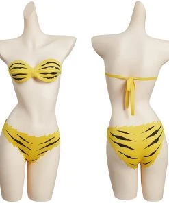 NewCosplay Urusei Yatsura Lum Swimwear Outfits Halloween Carnival Suit Cosplay Costume