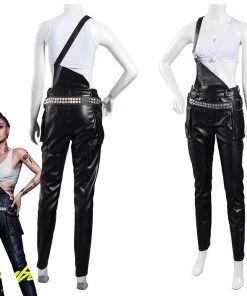 NewCosplay Game Cyberpunk 2077 Judy Crop Top Overalls Outfits Halloween Carnival Suit Cosplay Costume New Arrivals