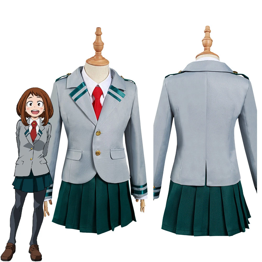 NewCosplay Boku No Hero Academia Ochaco Uraraka Asui Tsuyu Kids Girls Cosplay Costume 3 NewCosplay Boku No Hero Academia Ochaco Uraraka Asui Tsuyu Kids Girls Cosplay Costume