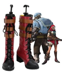 New Cosplaysky OW Overwatch Ashe Elizabeth Caledonia Boots Halloween Carnival Shoes Cosplay Shoes