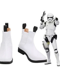 New Cosplaysky Star Wars Stormtrooper Boots Shoes Costume Props Halloween Carnival Party Shoes Cosplay Shoes