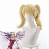 New Cosplaysky New Arrivals Overwatch Mercy Angela Ziegler Cosplay Wig Pink Mercy Skin Wig