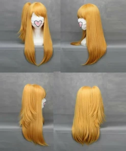 NewCosplay New Arrivals Fairy Tail Lucy Heartphilia Cosplay Wig Earthy Yellow 60cm