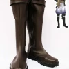 NewCosplay Hakuoki Nagakura Shinpachi Cosplay Boots Shoes