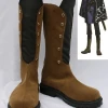 NewCosplay Hakuoki Nagumo Kaoru Cosplay Boots Shoes