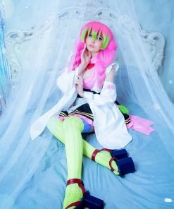 NewCosplay Demon Slayer Kanroji Mitsuri Maid Outfit Cosplay Costume 16 NewCosplay Demon Slayer Kanroji Mitsuri Maid Outfit Cosplay Costume