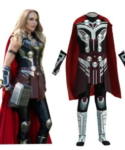 Fansholiday Kids Children Thor: Love And Thunder Jane Foster Cosplay Costume Jumpsuit Outfits New Arrivals