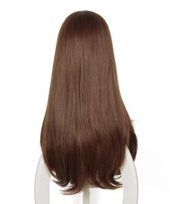 New Cosplaysky DVA Hana Song Cosplay Wig Overwatch OW Cosplay Wig Brown Long Hair New Arrivals