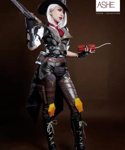 New Cosplaysky Overwatch Ashe Elizabeth Caledonia Outfit Halloween Carnival Suit Cosplay Costume 27 New Cosplaysky Overwatch Ashe Elizabeth Caledonia Outfit Halloween Carnival Suit Cosplay Costume