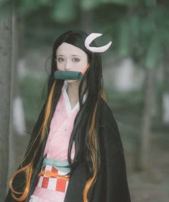 NewCosplay Demon Slayer Kamado Nezuko Adult Kimono Anime Cosplay Outfits Halloween Carnival Suit 10 NewCosplay Demon Slayer Kamado Nezuko Adult Kimono Anime Cosplay Outfits Halloween Carnival Suit