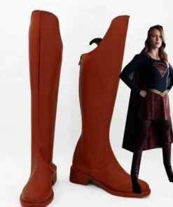New Cosplaysky Supergirl Kara Danvers Red Boots Cosplay Shoes New Arrivals