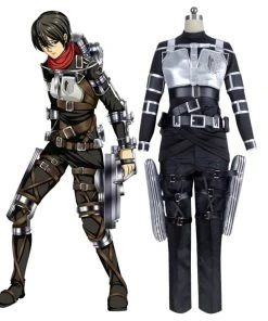 NewCosplay New Arrivals Attack On Titan Mikasa·Ackerman Halloween Carnival Suit Cosplay Costume