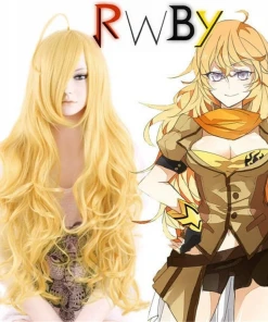 NewCosplay RWBY Yellow Trailer Yang Xiao Long Cosplay Wig New Arrivals