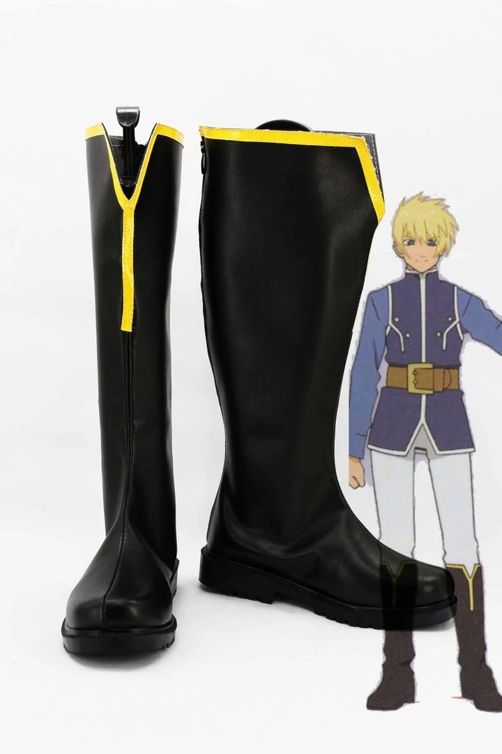 NewCosplay Tales Of Vesperia: The First Strike Animated Film Flynn Scifo Boots Cosplay Shoes 3 NewCosplay Tales Of Vesperia: The First Strike Animated Film Flynn Scifo Boots Cosplay Shoes