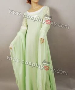 NewCosplay The Lord Of The Rings Arwen Light Green Gown Dress Costume New Arrivals