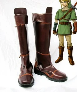 NewCosplay New Arrivals The Legend Of Zelda Cosplay Boots Shoes Brown