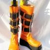 NewCosplay Togainu No Chi Rin Cosplay Boots Shoes Black Orange New Arrivals