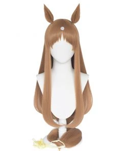 NewCossky New Arrivals Pretty Derby Grass Wonder Cosplay Wig Hair Carnival Halloween Party Props