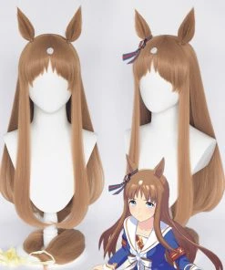 NewCossky New Arrivals Pretty Derby Grass Wonder Cosplay Wig Hair Carnival Halloween Party Props