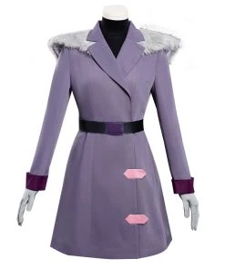 NewCosplay The Owl House Amity Winter Coat Outfits Halloween Carnival Suit Cosplay Costume
