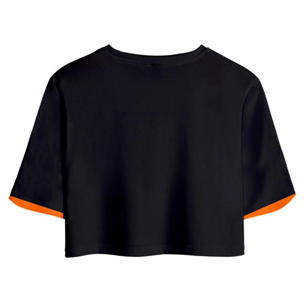 INSWEAR New Arrivals Women My Hero Academia Crop Top Sets Bakugou Katsuki Cosplay Short Sleeve T-shirt Shorts 2 Pieces Sets Casual Clothes 5 INSWEAR New Arrivals Women My Hero Academia Crop Top Sets Bakugou Katsuki Cosplay Short Sleeve T-shirt Shorts 2 Pieces Sets Casual Clothes