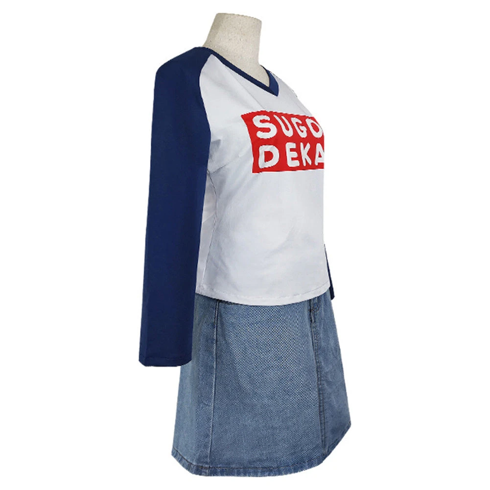 NewCosplay Anime Uzaki-chan Wants To Hang Out! Uzaki Hana Uzaki-chan Wa Asobitai! SUGOI DEKAI Top+Skirt Halloween Uniform Cosplay Costume New Arrivals 6 NewCosplay Anime Uzaki-chan Wants To Hang Out! Uzaki Hana Uzaki-chan Wa Asobitai! SUGOI DEKAI Top+Skirt Halloween Uniform Cosplay Costume New Arrivals