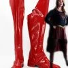 NewCosplay CBS TV Supergirl Kara Danvers Cosplay Prop Shoes Rain Boots Jackboots Kneeboots New Arrivals