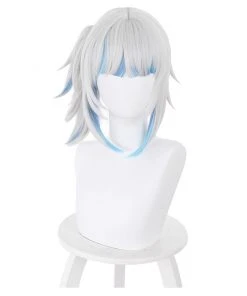 NewCosplay New Arrivals Hololive English VTuber Gawr Gura Heat Resistant Synthetic Hair Carnival Halloween Party Props Cosplay Wig