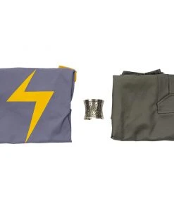 NewCosplay Avengers-Ms. Marvel Kamala Khan Outfits Halloween Carnival Suit Cosplay Costume