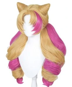 NewCosplay League Of Legends LoL Gwen Heat Resistant Synthetic Hair Carnival Halloween Party Props Cosplay Wig