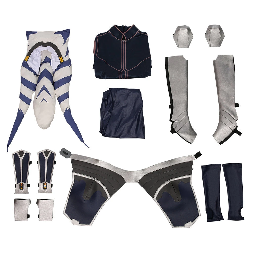 NewCosplay Star Wars: The Clone Wars Season 7-Ahsoka Tano Outfits Halloween Carnival Suit Cosplay Costume 4 NewCosplay Star Wars: The Clone Wars Season 7-Ahsoka Tano Outfits Halloween Carnival Suit Cosplay Costume