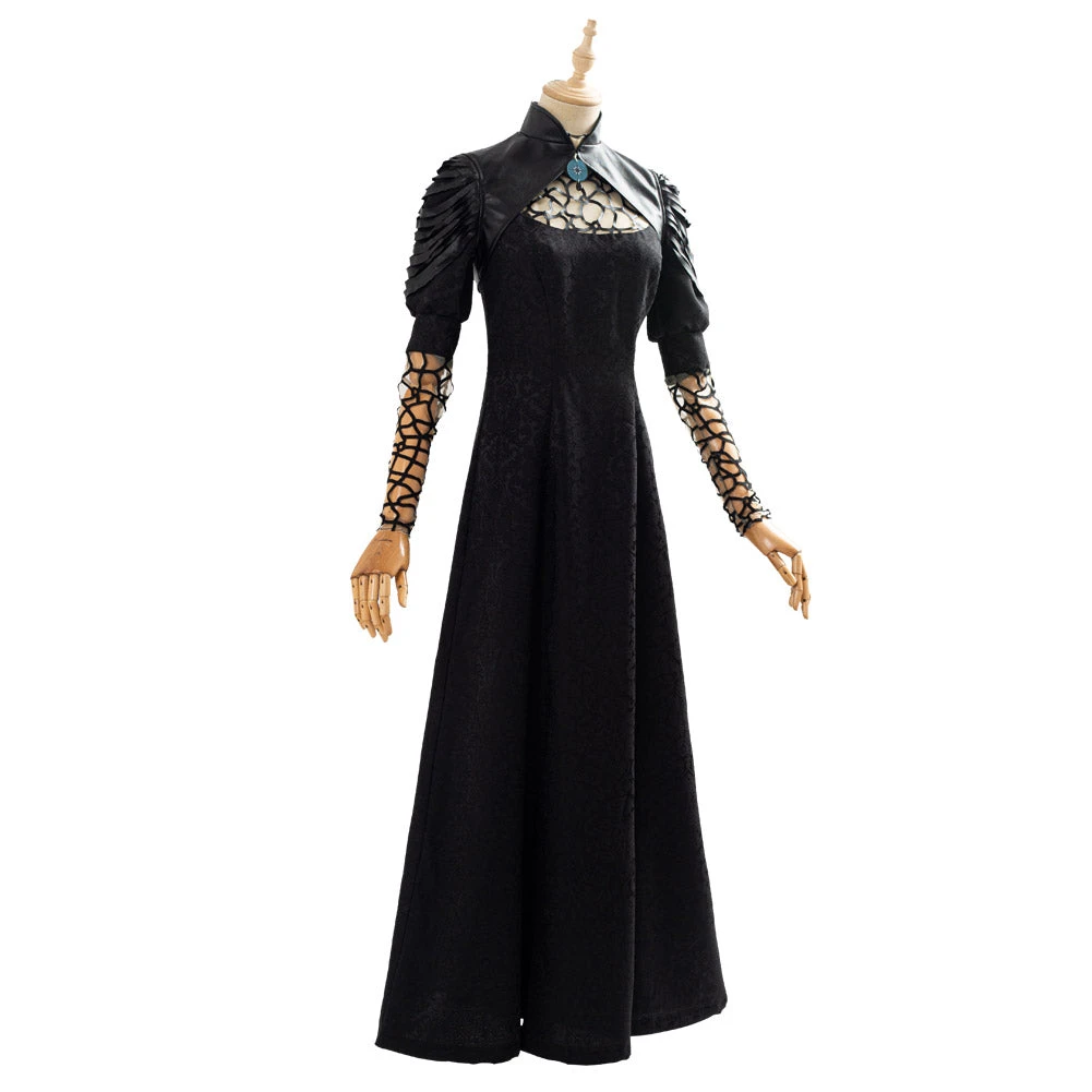 NewCosplay New Arrivals The Witcher Yennefer Party Black Long Dress Cosplay Costume 6 NewCosplay New Arrivals The Witcher Yennefer Party Black Long Dress Cosplay Costume