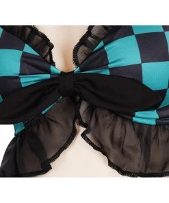 NewCosplay Anime Demon Slayer Kamado Tanjirou Swimwear Outfits Halloween Carnival Suit Cosplay Costume 21 NewCosplay Anime Demon Slayer Kamado Tanjirou Swimwear Outfits Halloween Carnival Suit Cosplay Costume