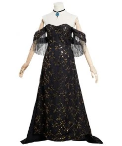 NewCosplay The Witcher - Yennefer Of Vengerberg Cosplay Costume Dress Outfits Halloween Carnival Suit