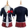 NewCosplay New Arrivals Danganronpa Enoshima Junko Kids Children Uniform Halloween Cosplay Costume