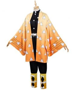 NewCosplay Demon Slayer: Kimetsu No Yaiba Agatsuma Zenitsu Kimono Comic Con Cosplay Costume New Arrivals 13 NewCosplay Demon Slayer: Kimetsu No Yaiba Agatsuma Zenitsu Kimono Comic Con Cosplay Costume New Arrivals