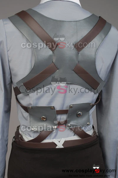 NewCosplay Attack On Titan Shingeki No Kyojin Scouting Legion Rivaille With Cape Cosplay Costume 9 NewCosplay Attack On Titan Shingeki No Kyojin Scouting Legion Rivaille With Cape Cosplay Costume
