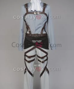 NewCosplay Attack On Titan Shingeki No Kyojin Scouting Legion Rivaille With Cape Cosplay Costume 14 NewCosplay Attack On Titan Shingeki No Kyojin Scouting Legion Rivaille With Cape Cosplay Costume
