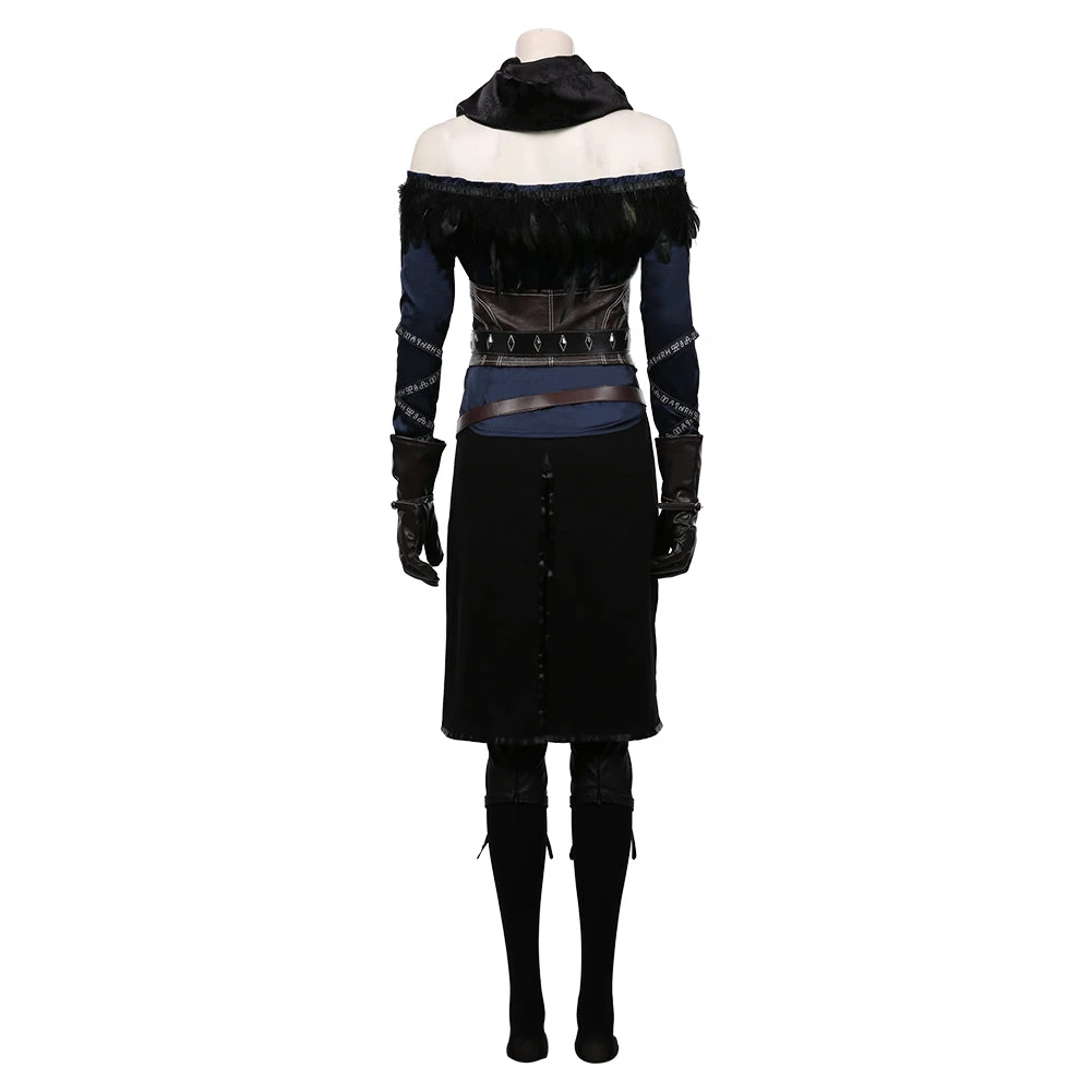 NewCosplay The Witcher 3: Wild Hunt Yennefer Top Skirt Outfits Halloween Carnival Suit Cosplay Costume 6 NewCosplay The Witcher 3: Wild Hunt Yennefer Top Skirt Outfits Halloween Carnival Suit Cosplay Costume