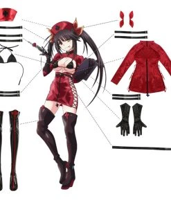 NewCosplay Anime Date A Bullet Tokisaki Kurumi Women Girls Nurse Uniform Outfits Halloween Carnival Costume Cosplay Costume New Arrivals