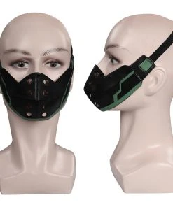 NewCosplay Anime My Hero Academia Midoriya Izuku Helmet Masquerade Halloween Party Costume Props Cosplay Latex Mask