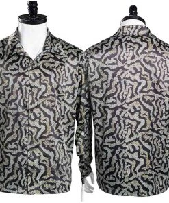 NewCosplay Tiger King Joe Exotic Print Shirt Cosplay Costume