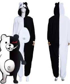 NewCosplay New Arrivals Danganronpa Monokuma And Monomi Pajamas Sleepwear Cosplay Costume
