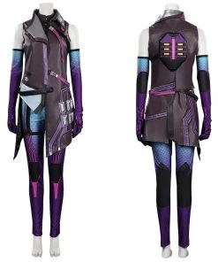 NewCosplay OW Overwatch Sombra Olivia·Colomar Halloween Carnival Suit Cosplay Costume
