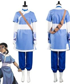 NewCosplay Avatar: The Last Airbender Katara Halloween Carnival Suit Cosplay Costume