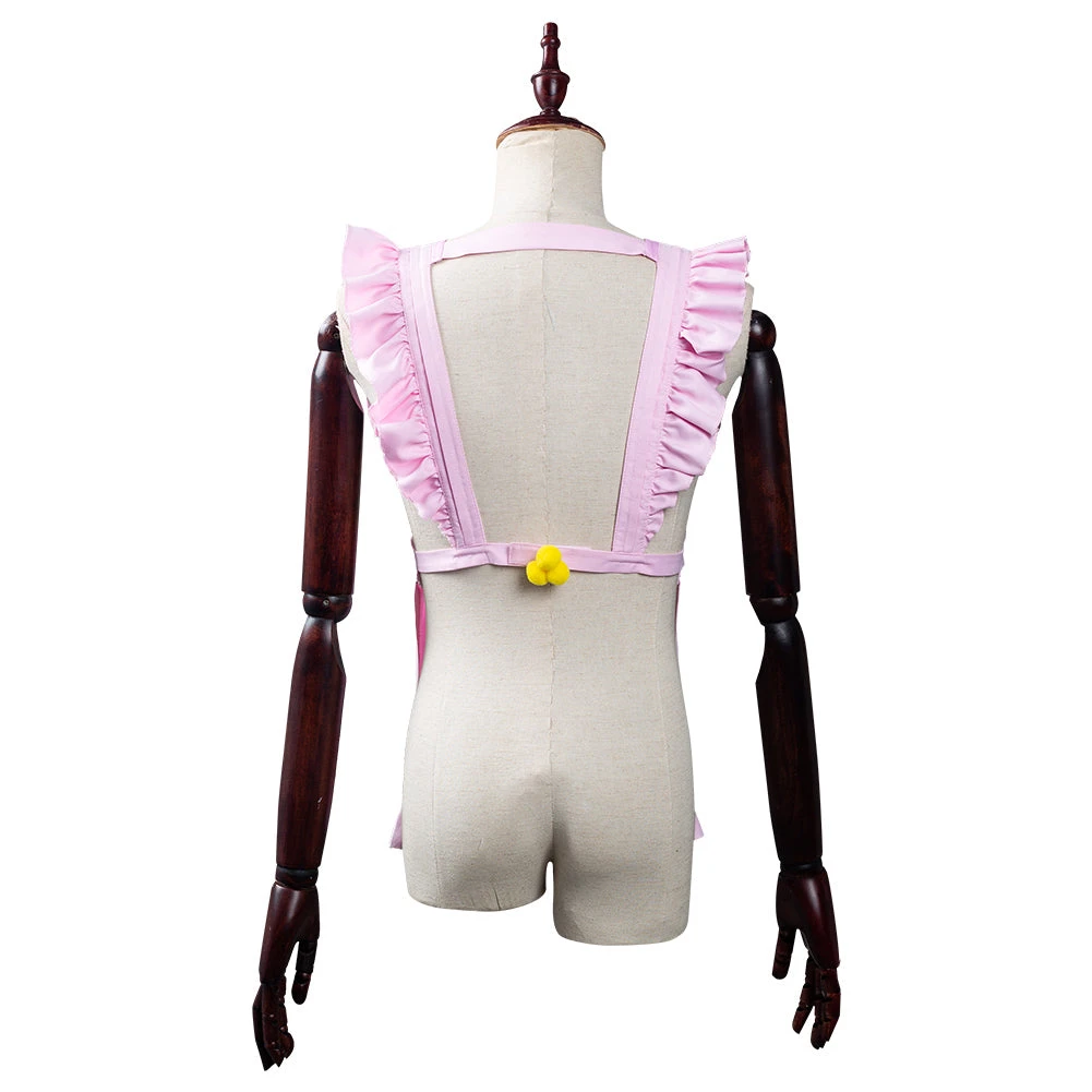 NewCosplay New Arrivals The Way Of The Household Husband Tatsu Pink Apron Halloween Carnival Suit Cosplay Costume 6 NewCosplay New Arrivals The Way Of The Household Husband Tatsu Pink Apron Halloween Carnival Suit Cosplay Costume
