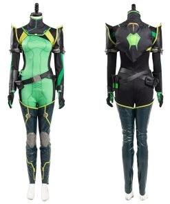 NewCosplay Valorant Viper Women Jumpsuit Romper Suit Halloween Carnival Outfit Cosplay Costume New Arrivals 21 NewCosplay Valorant Viper Women Jumpsuit Romper Suit Halloween Carnival Outfit Cosplay Costume New Arrivals